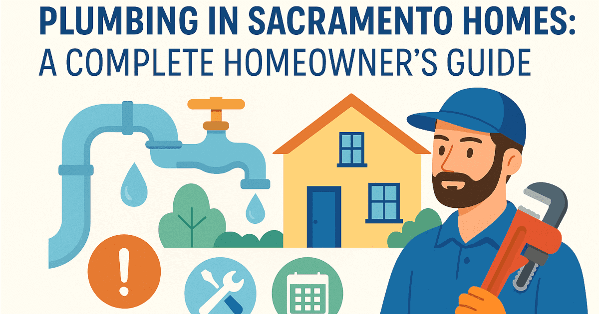 🏡 Plumbing in Sacramento Homes: A Complete Homeowner’s Guide (2025)